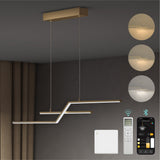Glasvilla Design – Lámpara colgante LED lineal 105 cm, 3 temperaturas de color 3000K–6000K (18W)