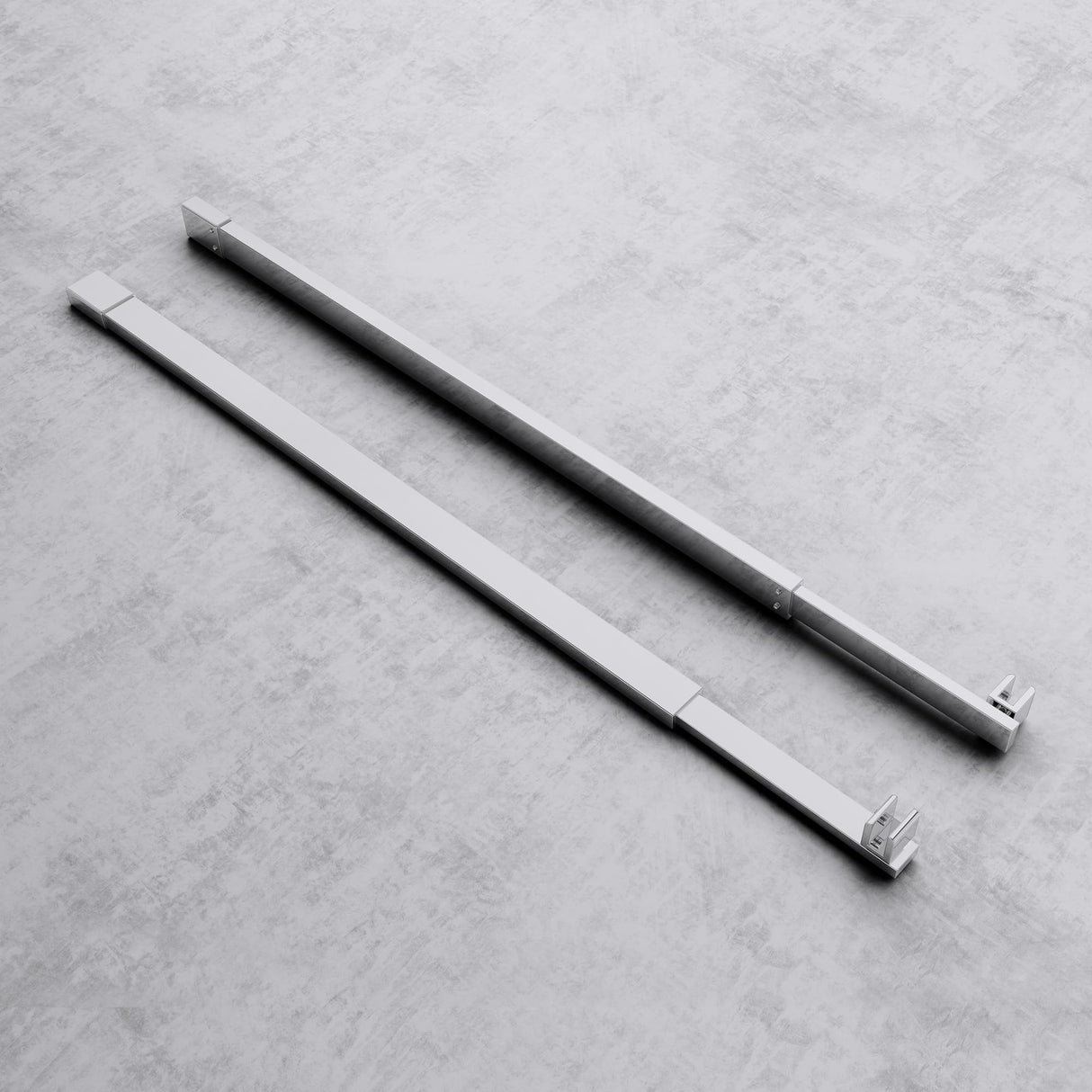 Maniglione di sostegno Glasvilla per doccia, parete divisoria per doccia, parete in vetro per doccia | Stabilizzatore per doccia walk-in | Rotazione a 180° per spessori del vetro da 6 a 10 mm