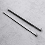 Maniglione di sostegno Glasvilla per doccia, parete divisoria per doccia, parete in vetro per doccia | Stabilizzatore per doccia walk-in | Rotazione a 180° per spessori del vetro da 6 a 10 mm