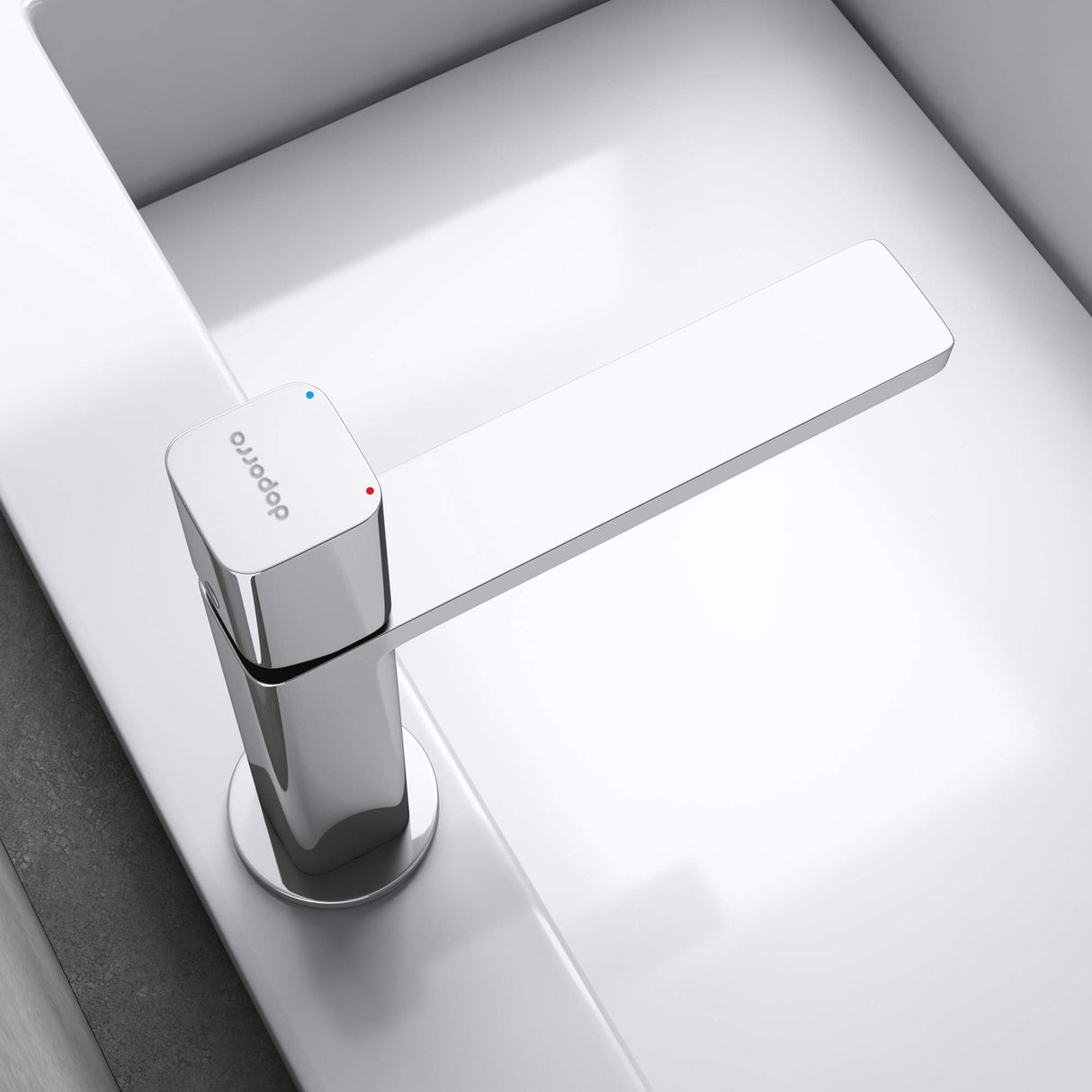 glasvilla Rubinetto Miscelatore per Lavabo Monocomando Rubinetto Bagno per Bidet Lavandino WAO-7901