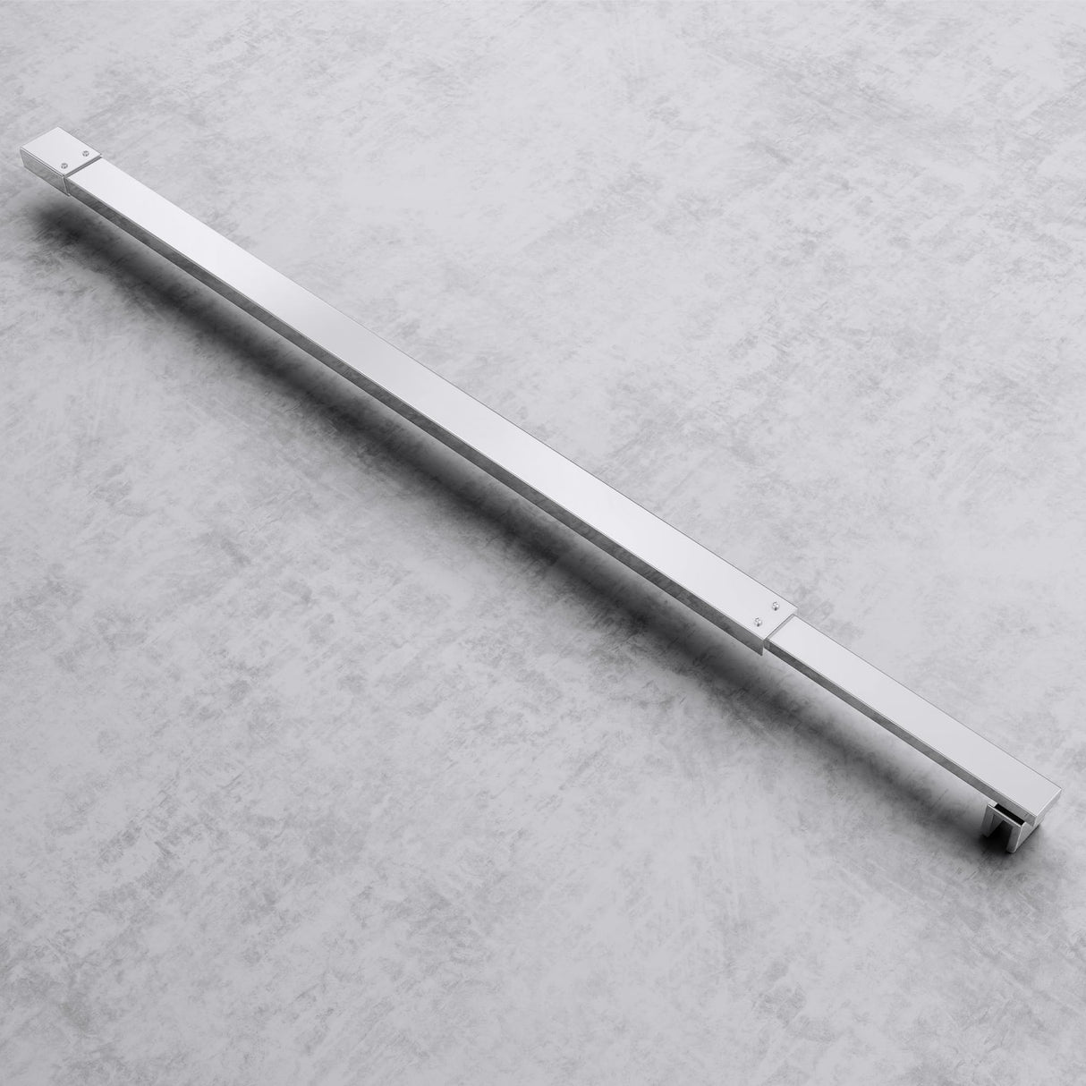 Maniglione di sostegno Glasvilla per doccia, parete divisoria per doccia, parete in vetro per doccia | Stabilizzatore per doccia walk-in | Rotazione a 180° per spessori del vetro da 6 a 10 mm