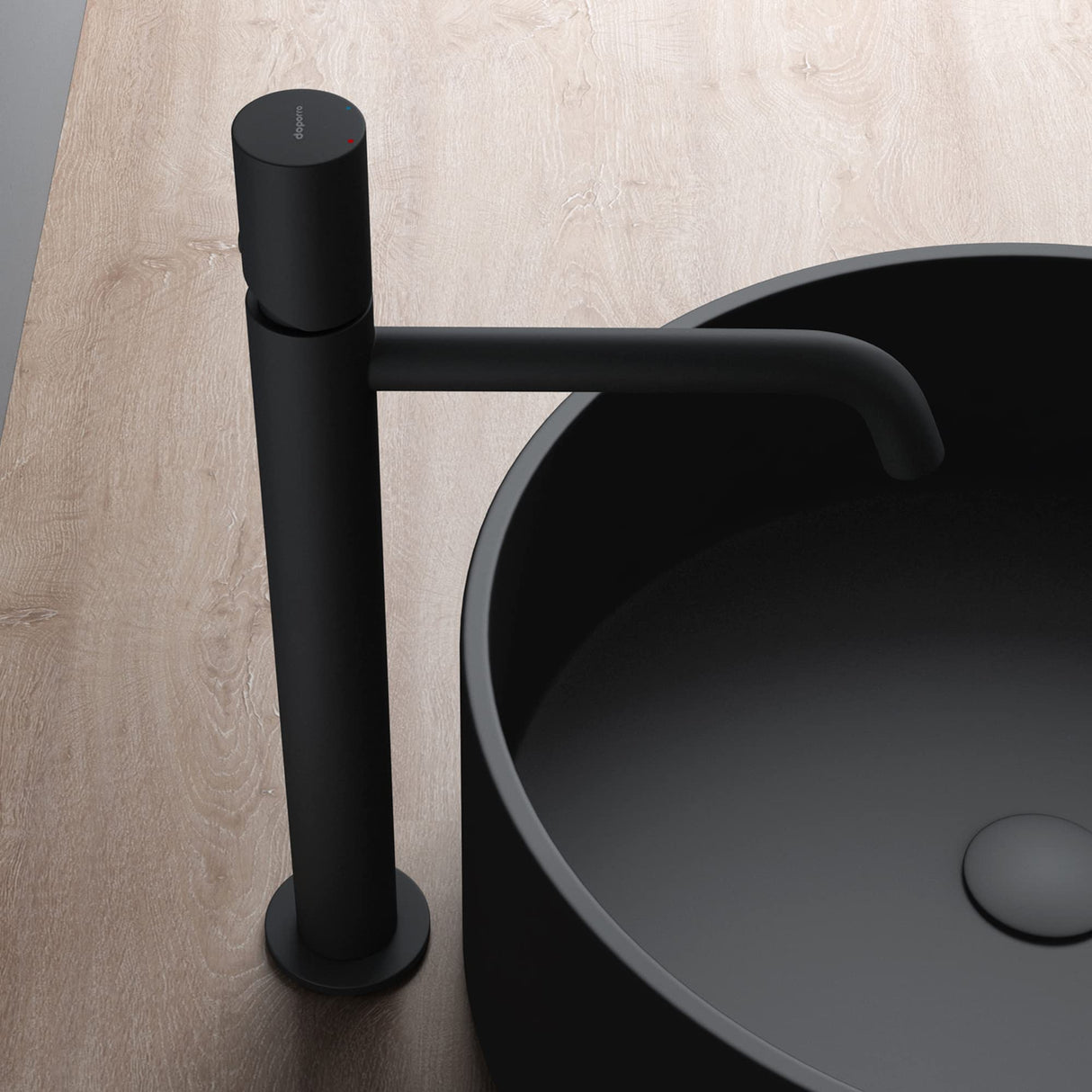 glasvilla Rubinetto Miscelatore per Lavabo Monocomando Rubinetto Bagno per Bidet e Lavandino WAO-7701 