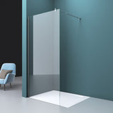 Maniglione di sostegno Glasvilla per doccia, parete divisoria per doccia, parete in vetro per doccia | Stabilizzatore per doccia walk-in | Rotazione a 180° per spessori del vetro da 6 a 10 mm