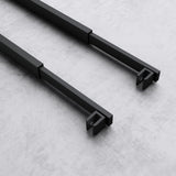 Maniglione di sostegno Glasvilla per doccia, parete divisoria per doccia, parete in vetro per doccia | Stabilizzatore per doccia walk-in | Rotazione a 180° per spessori del vetro da 6 a 10 mm