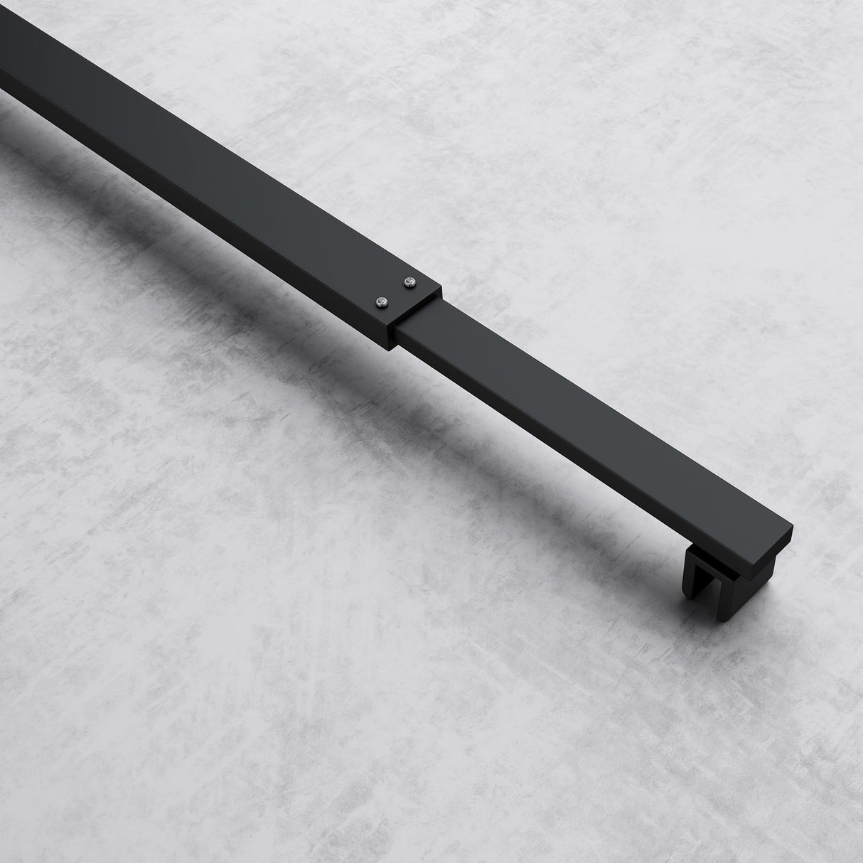 Maniglione di sostegno Glasvilla per doccia, parete divisoria per doccia, parete in vetro per doccia | Stabilizzatore per doccia walk-in | Rotazione a 180° per spessori del vetro da 6 a 10 mm