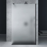 glasvilla Box Doccia Walk-In in Vetro 8mm Parete Doccia in Vetro di Sicurezza ESG con Rivestimento Nano Braccio di Sostegno BRAM1&BRAM3 Bremen1