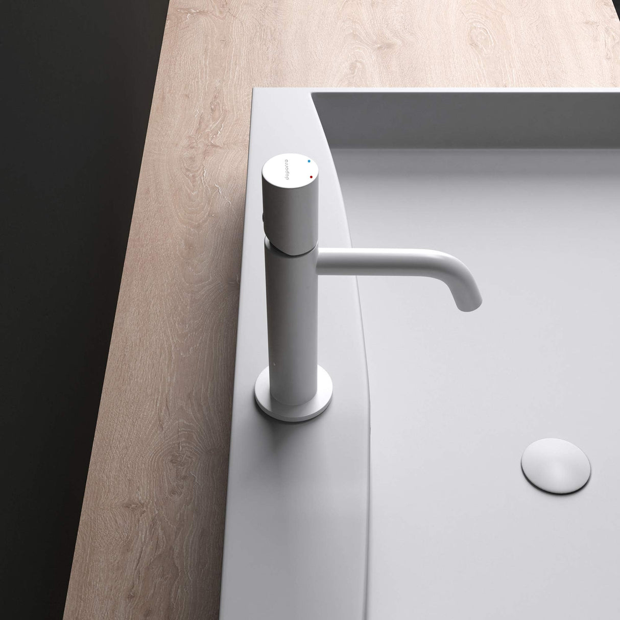 glasvilla Rubinetto Miscelatore per Lavabo Monocomando Rubinetto Bagno per Bidet e Lavandino WAO-7701 