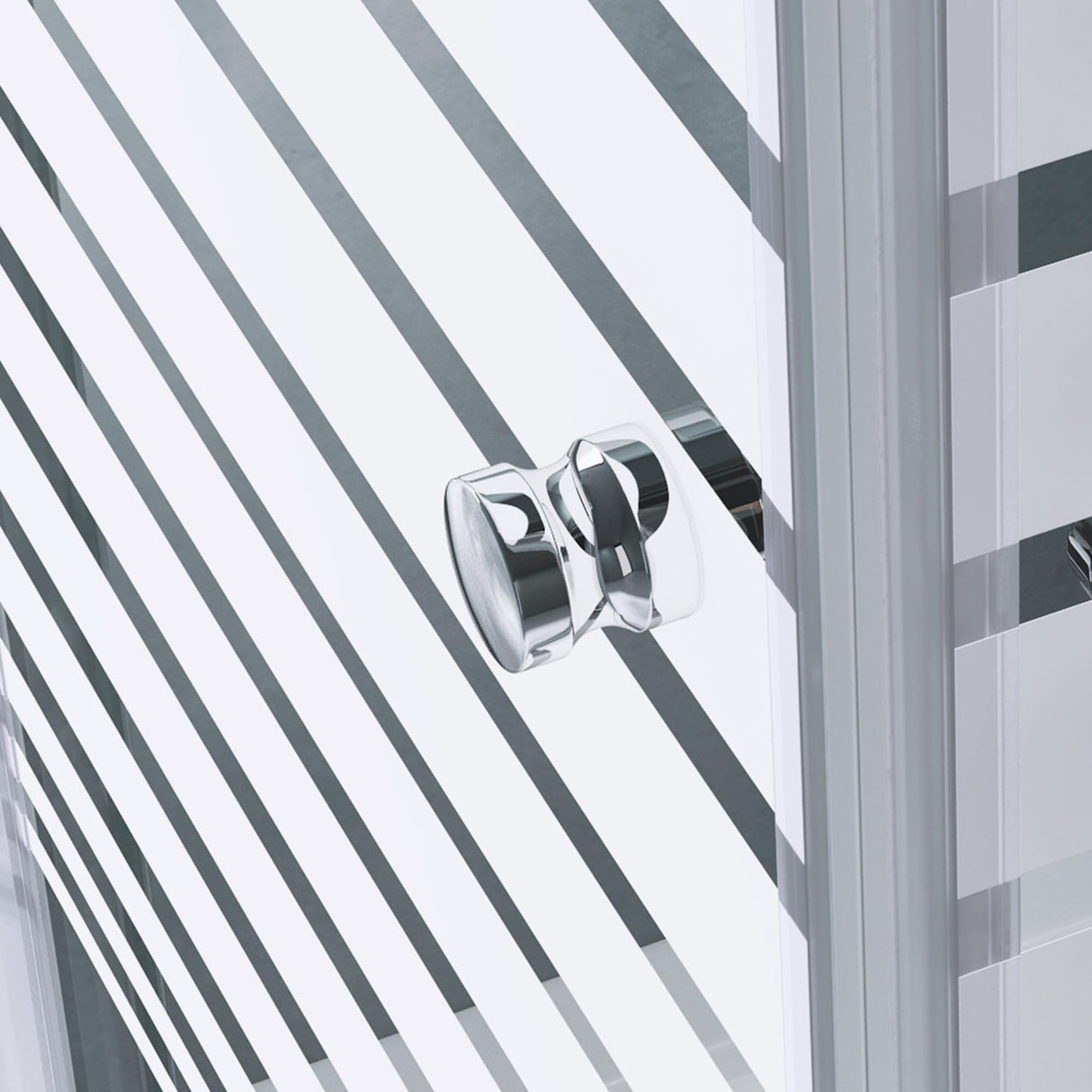 glasvilla Box doccia Angolare in Vetro, Cabina Bagno con Doppia Porta Scorrevole, Box Cabina Doccia in Vetro di Sicurezza ESG da 6 mm, Ravenna16MS