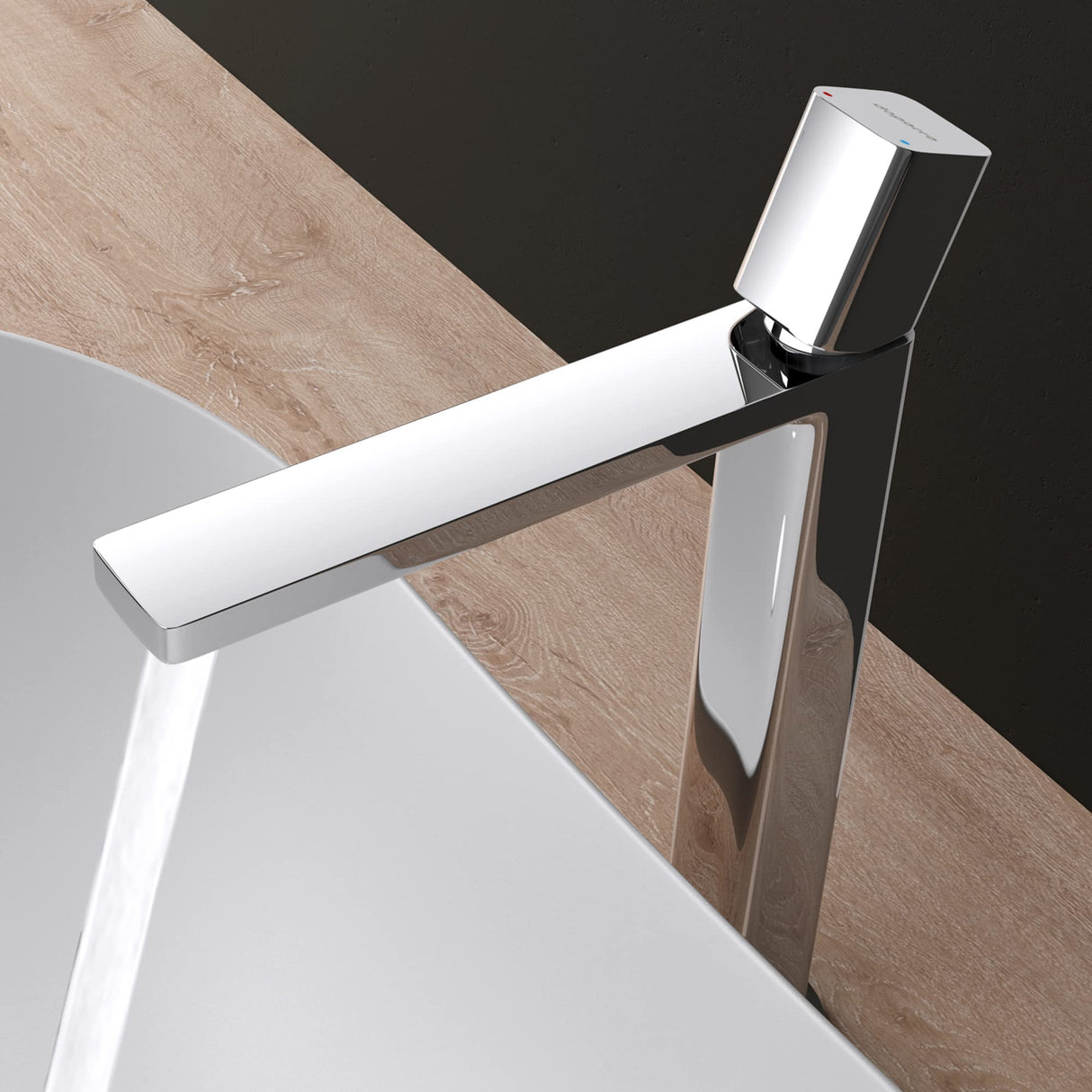 glasvilla Rubinetto Miscelatore per Lavabo Monocomando Rubinetto Bagno per Bidet Lavandino WAO-7901