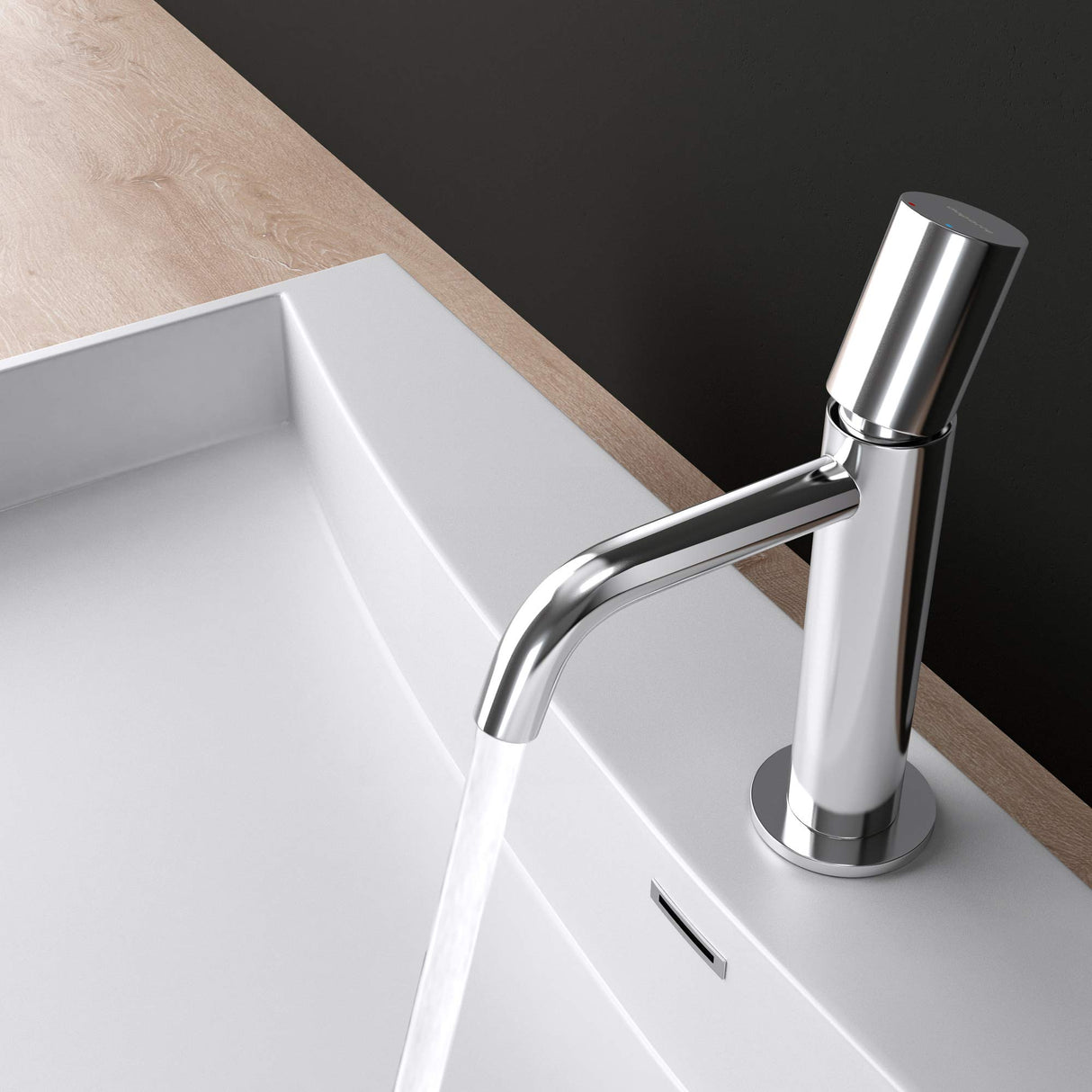 glasvilla Rubinetto Miscelatore per Lavabo Monocomando Rubinetto Bagno per Bidet e Lavandino WAO-7701 