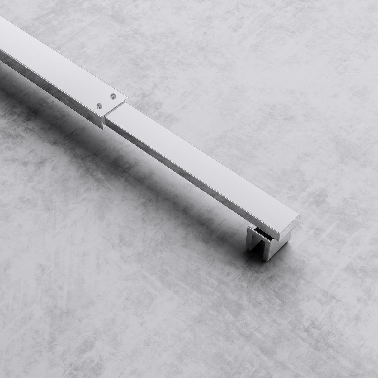 Maniglione di sostegno Glasvilla per doccia, parete divisoria per doccia, parete in vetro per doccia | Stabilizzatore per doccia walk-in | Rotazione a 180° per spessori del vetro da 6 a 10 mm