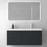 Set di mobili da bagno Glasvilla, mobile lavabo da 120 cm, mobile lavabo con base a chiusura ammortizzata, 4 cassetti, mobili da bagno Moment