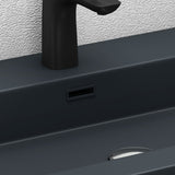 glasvilla Lavabo da Appoggio da Marmo Fuso Lavandino Bagno Rettangolare con 1 Foro per Rubinetto Colossum18