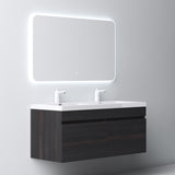 glasvilla Mobile Bagno Sospeso Mobili da Bagno con Lavabo da Marmo fuso, Botanica