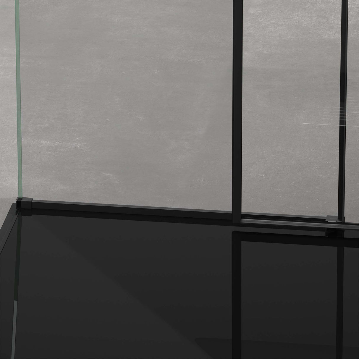 glasvilla Box Doccia in Vetro 6 mm con Porta Scorrevole Cabina Doccia con Meccanismo di Chiusura Soft Close Box Doccia in Vetro di Sicurezza ESG Ravenna12K
