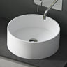 Vasque ronde Glasvilla 40x40x15cm Col804 à poser, sans trou de robinetterie ni trop-plein