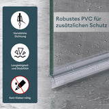 Guarnizione per doccia in PVC Glasvilla | Guarnizione per porta doccia per vetri da 6-8 mm | Guarnizione di ricambio per porte e box doccia