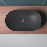 Lavabo da appoggio Glasvilla, lavabo da appoggio in ceramica con rivestimento nano Brüssel858