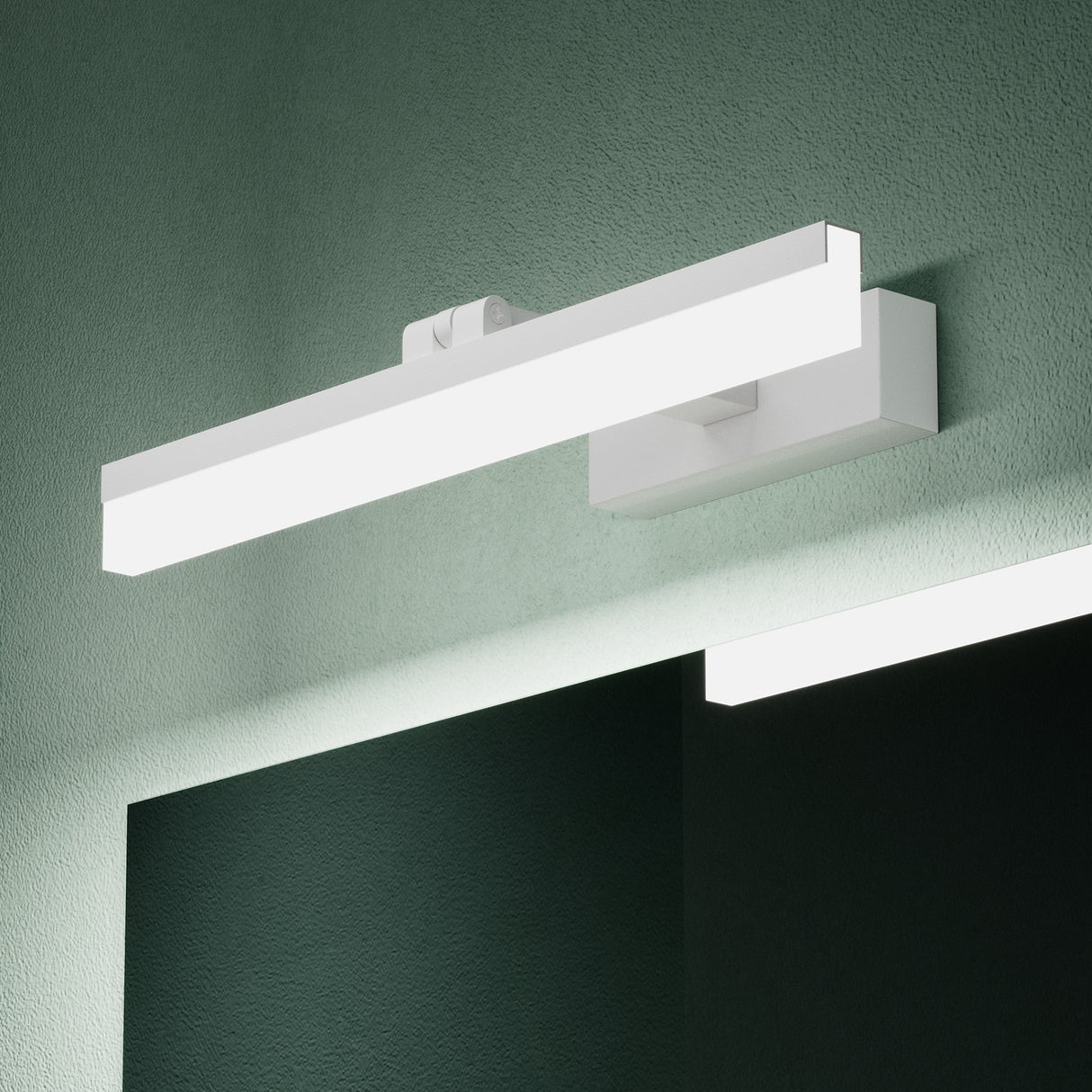 lampada da specchio glasvilla 40cm lampada da bagno a LED | Lampada da specchio, lampada da bagno 6000K | Luxaris 9W girevole a 180° 