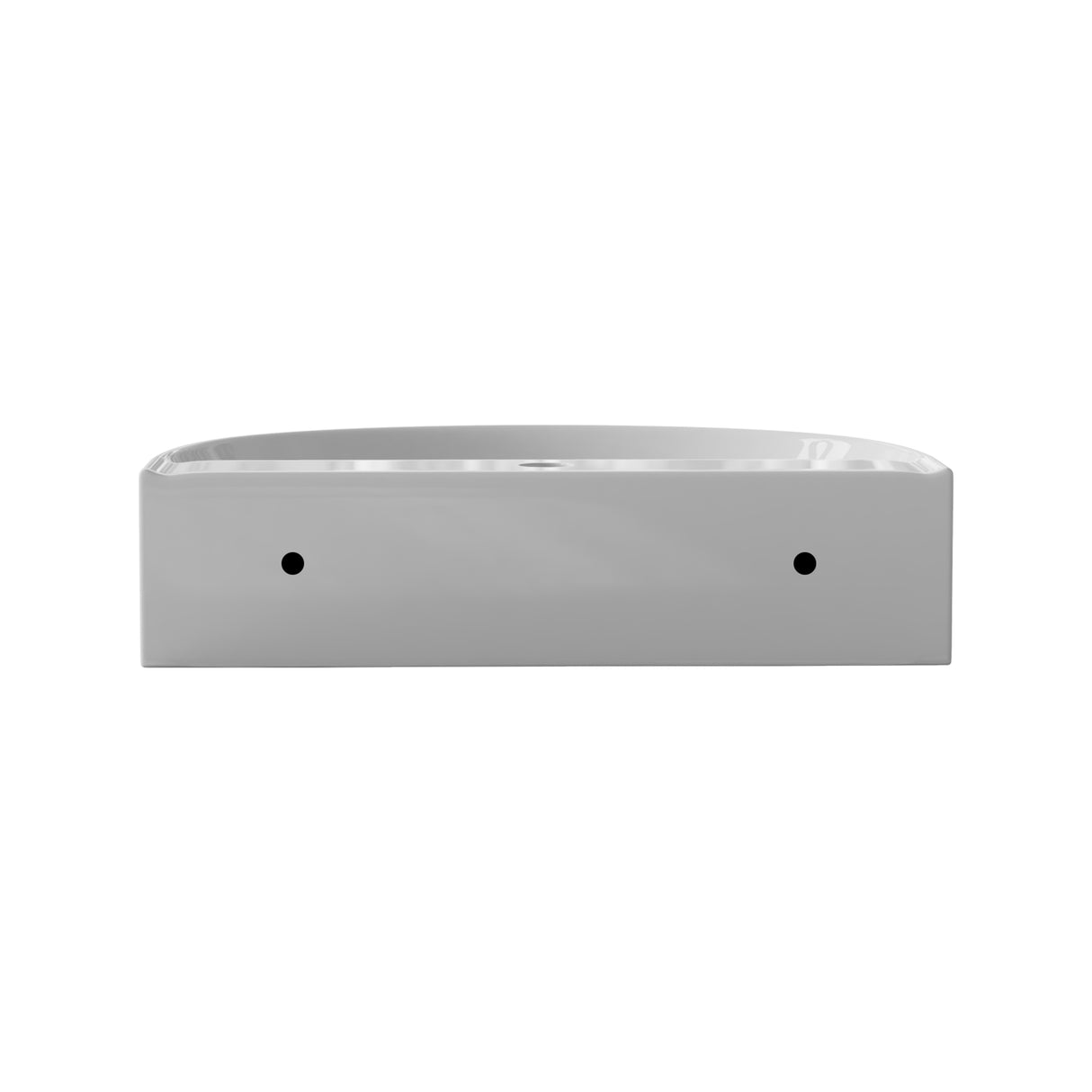 Lavabo Glasvilla da appoggio, lavabo sospeso, LTH: 61x44,5x14,5cm, bianco, in ceramica, con nanorivestimento incluso Brüssel896