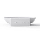 Lavabo Glasvilla da appoggio, lavabo sospeso, LTH: 56x39,5x12,5cm, bianco, in ceramica, con nanorivestimento incluso Brüssel899