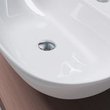 Lavabo Glasvilla da appoggio, lavabo sospeso, LTH: 56x39,5x12,5cm, bianco, in ceramica, con nanorivestimento incluso Brüssel899