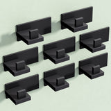 Glasvilla Design – Ganchos de pared de acero inoxidable Stalo-06 / Stalo-07 con montaje adhesivo o atornillado