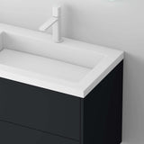 Set di mobili da bagno Glasvilla, mobile lavabo da 120 cm, mobile lavabo con base a chiusura ammortizzata, 4 cassetti, mobili da bagno Moment