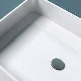 Lavabo da appoggio Glasvilla Design Col36 bianco in ghisa minerale, LTH: 60x42x80cm