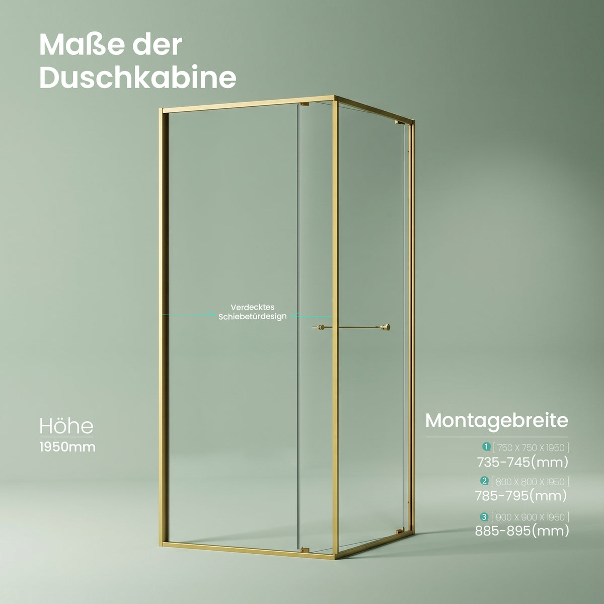 glasvilla Box Doccia Angolare, Vetro Temperato Trasparente 6mm con Rivestimento Nano, Profilo in Alluminio, Maniglia Inox, Cabina Doccia Reversibile, Ravenna69K