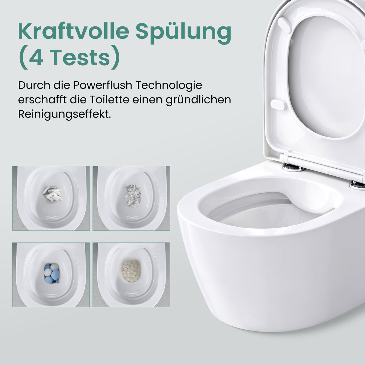 glasvilla Sanitari Bagno Sospeso in Ceramica Sanitari Bagno con Soft Close WC Sospeso Montaggio a Parete
