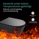 Glasvilla Design WC Suspendido Sin Borde Aachen108 – Cerámica Exclusiva con Cierre Soft-Close