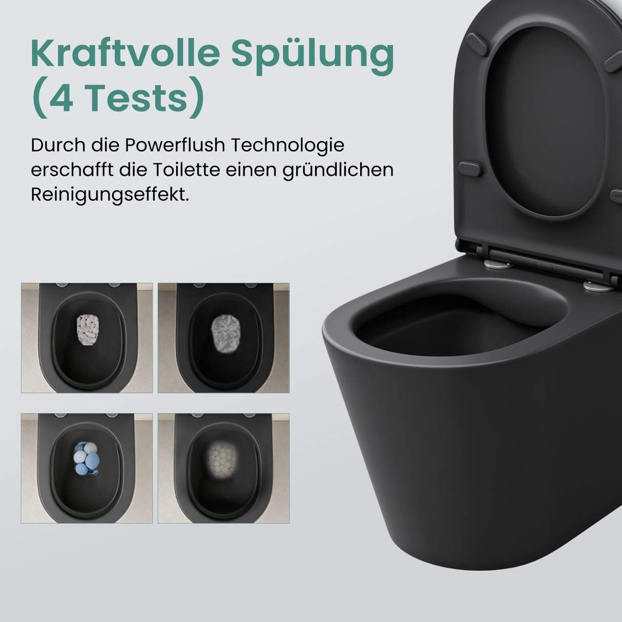 Glasvilla Design WC Suspendido Sin Borde Aachen108 – Cerámica Exclusiva con Cierre Soft-Close