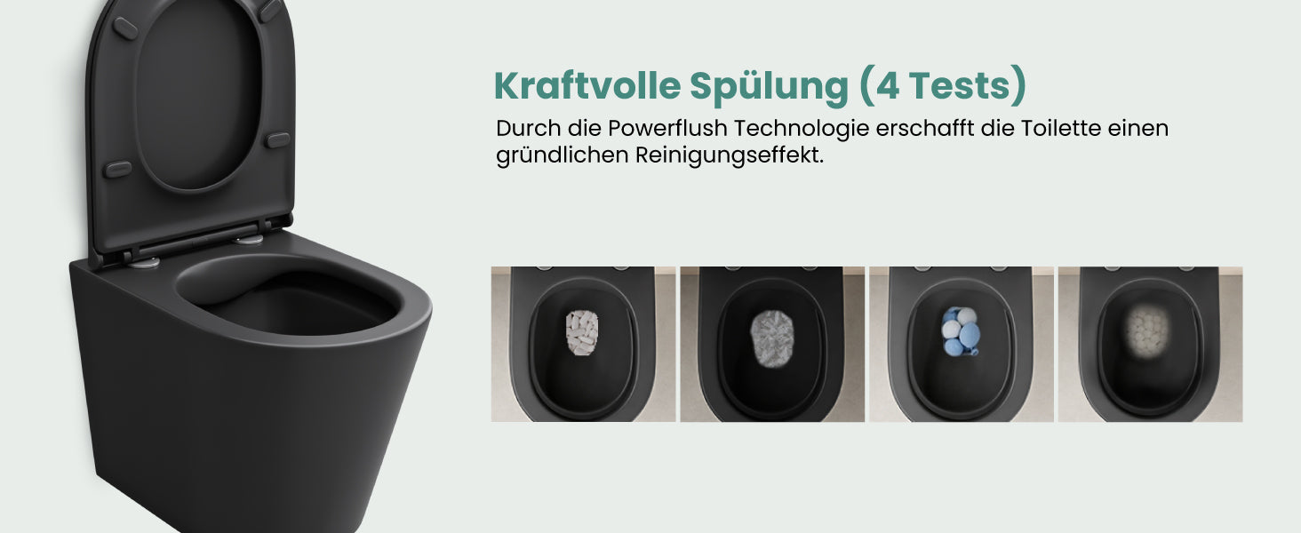 Glasvilla Design WC Suspendido Sin Borde Aachen108 – Cerámica Exclusiva con Cierre Soft-Close