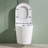 glasvilla Sanitari Bagno Sospeso in Ceramica Sanitari Bagno Bianco con Soft Close Montaggio a Parete Aachen601