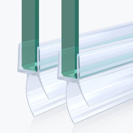 Guarnizione per doccia in PVC Glasvilla | Guarnizione per porta doccia per vetri da 6-8 mm | Guarnizione di ricambio per porte e box doccia