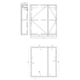glasvilla Armadietto a Specchio con Luce Specchio con Pensile per Bagno con Luce LED Mobiletto da Bagno con Illuminazione a LED Spiegelschrank-04