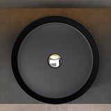 glasvilla Lavabo da Appoggio in Ceramica Lavandino Bagno Rotondo con Nano Rivestimenti Brüssel203