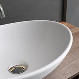 Lavabo de Encimera Glasvilla Brüssel205 Diseño Ovalado con Sellado Nano