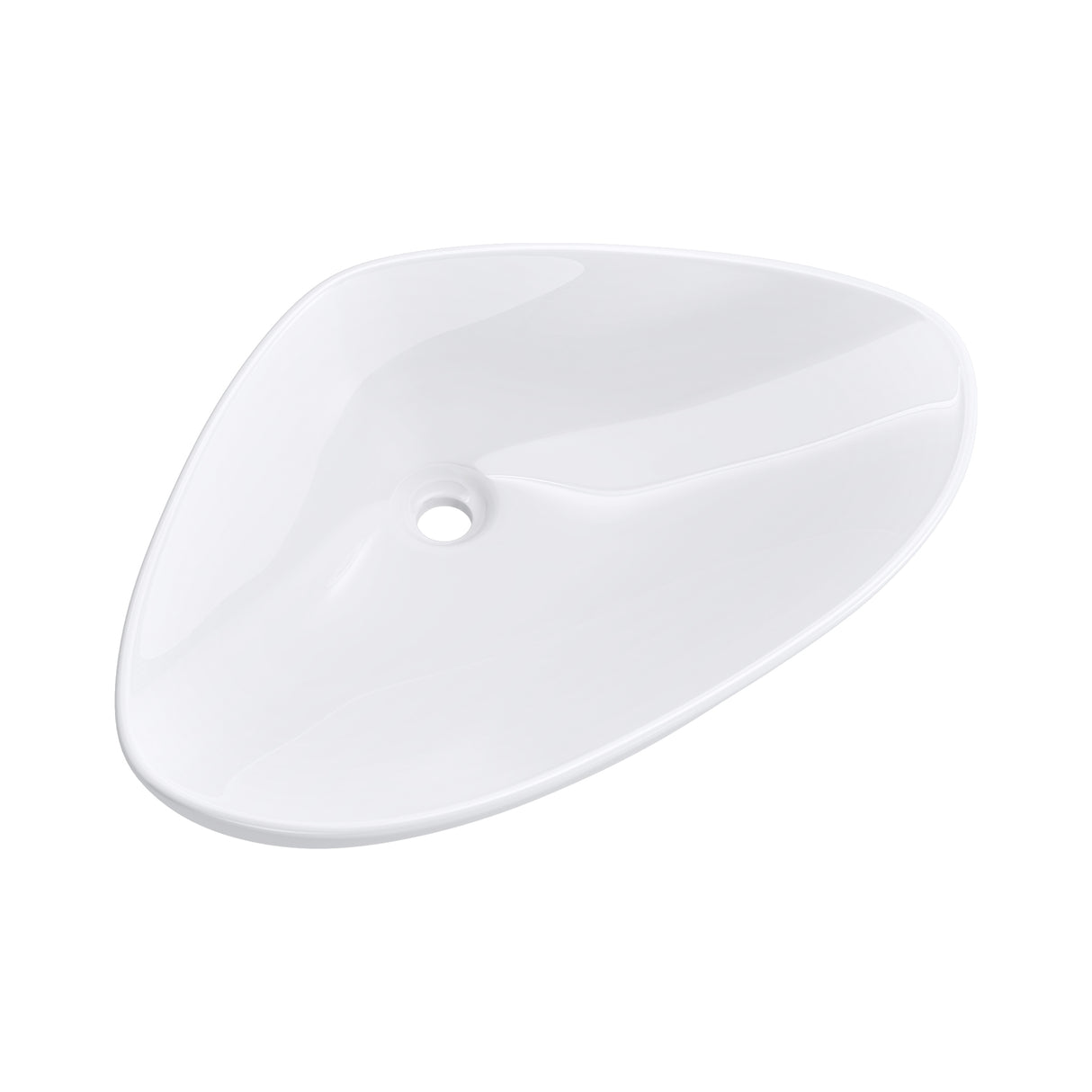 glasvilla Lavabo da Appoggio in Ceramica Lavandino Bagno Lavabo Bianco con Nano Rivestimenti Brüssel215