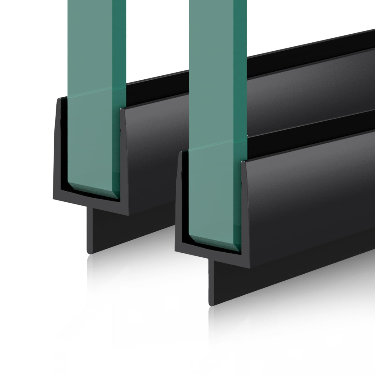 Guarnizione per doccia in PVC Glasvilla | Guarnizione per porta doccia per vetri da 6-8 mm | Guarnizione di ricambio per porte e box doccia