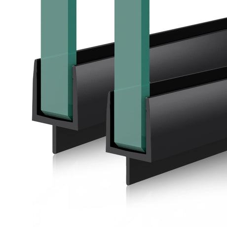 Guarnizione per doccia in PVC Glasvilla | Guarnizione per porta doccia per vetri da 6-8 mm | Guarnizione di ricambio per porte e box doccia