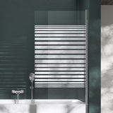 parete doccia glasvilla per vasca da bagno, parete per vasca da bagno, vetro di sicurezza con guarnizione NANO, divisorio per vasca da bagno, supporto per vasca 80x140cm Cortona201