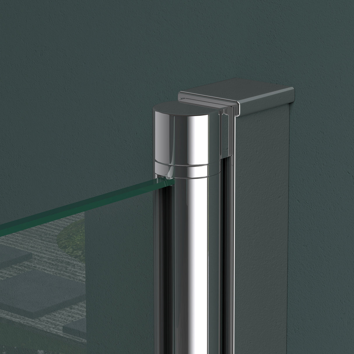 parete doccia glasvilla per vasca da bagno, parete per vasca da bagno, vetro di sicurezza con guarnizione NANO, divisorio per vasca da bagno, supporto per vasca 80x140cm Cortona201