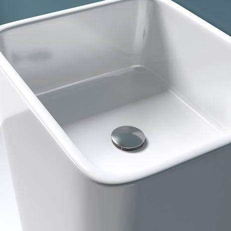 lavabo freestanding Col31 di Glasvilla Design in ghisa minerale, dimensioni: 40x35x82cm