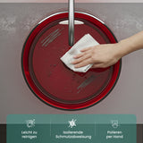 Lavabo Sobre Encimera Glasvilla Coloria01  Resina Translúcida Redonda (40 cm)