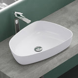 glasvilla Lavabo da Appoggio da Marmo Fuso 51.1x38.7x12cm Lavandino Bagno Rettangolare Col826