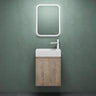 glasvilla Mobile Bagno Sospeso con Lavabo Bianco Mobiletto da Bagno 46x26x63cm Pisa02