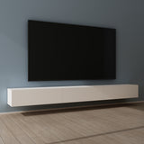 Glasvilla Design – Mueble TV suspendido con cierre suave y tirador oculto (Fernsehschrank02)