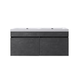 glasvilla Mobile Bagno Sospeso Mobili da Bagno con Lavabo da Marmo fuso, Botanica
